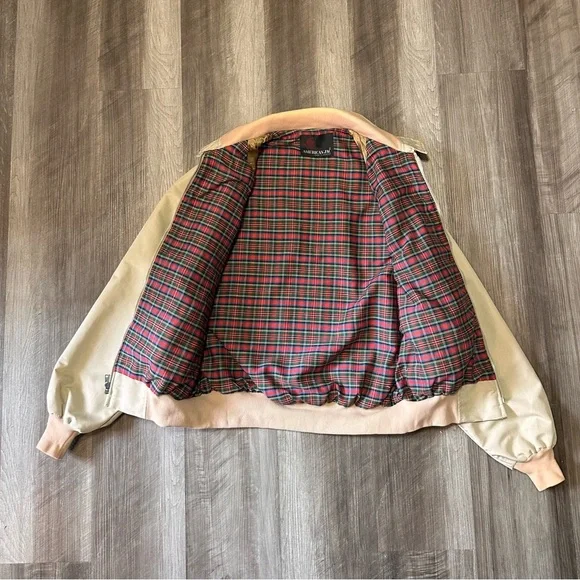 80’s True Vintage American Jac cream bomber jacket - Picture 5 of 9
